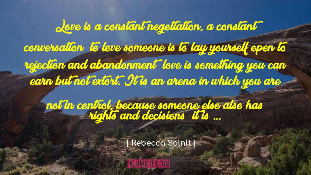 In Control quotes by Rebecca Solnit