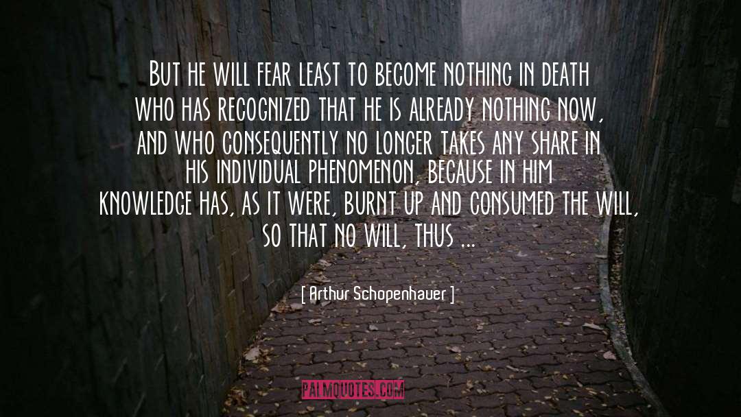 In Death quotes by Arthur Schopenhauer