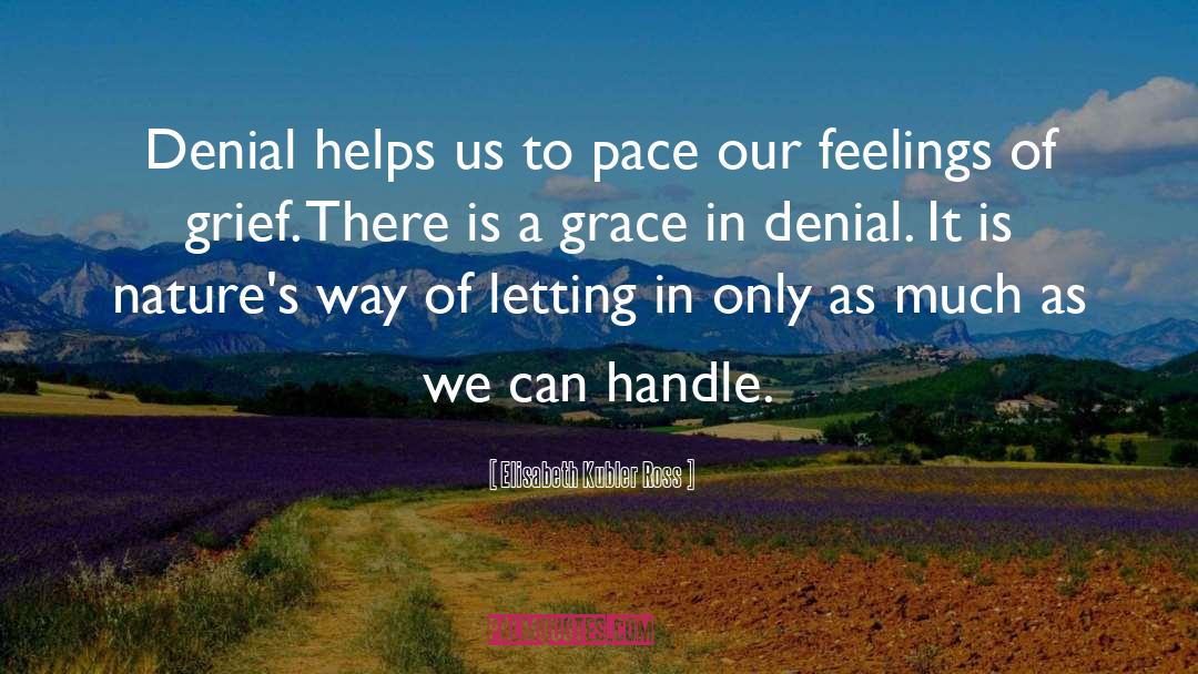 In Denial quotes by Elisabeth Kubler Ross