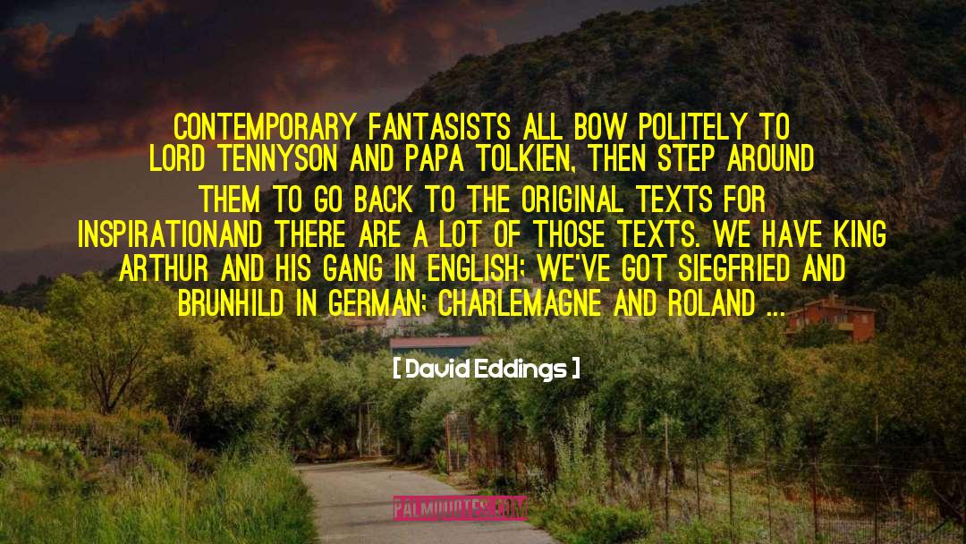 In English quotes by David Eddings