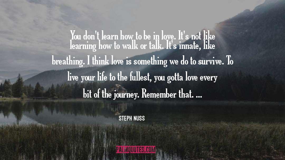In Love quotes by Steph Nuss