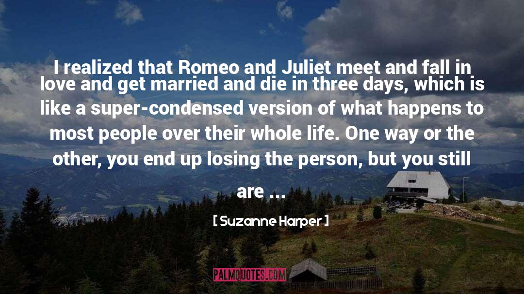 In Love quotes by Suzanne Harper