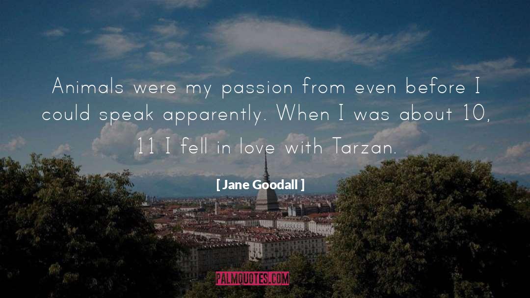 In Love quotes by Jane Goodall