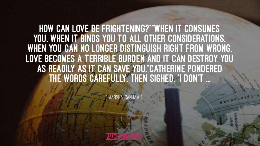 In Love quotes by Marsha Canham