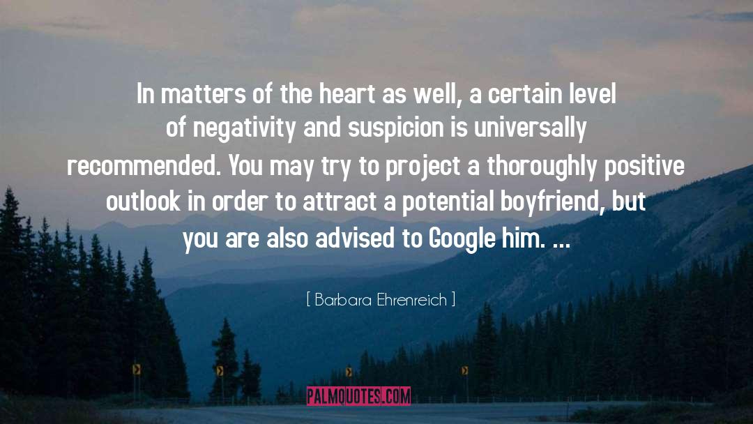 In Matters Of The Heart quotes by Barbara Ehrenreich