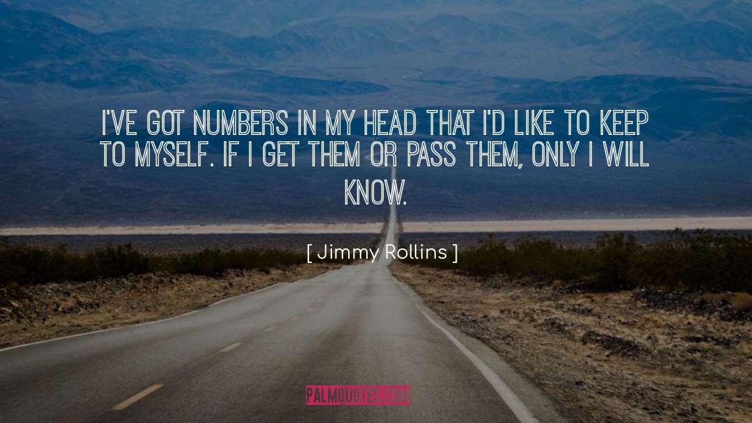In My Head quotes by Jimmy Rollins