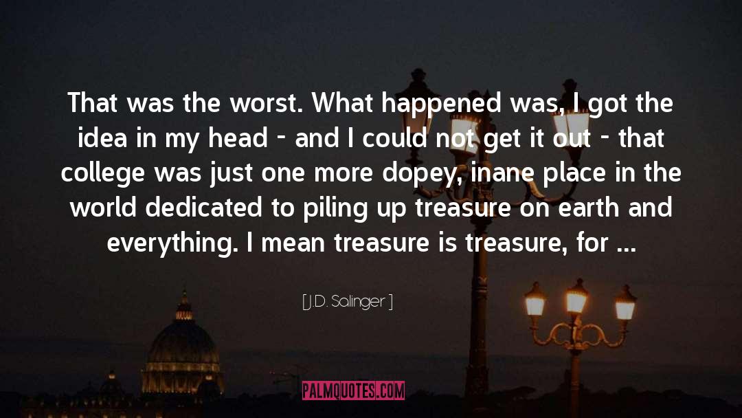 In My Head quotes by J.D. Salinger