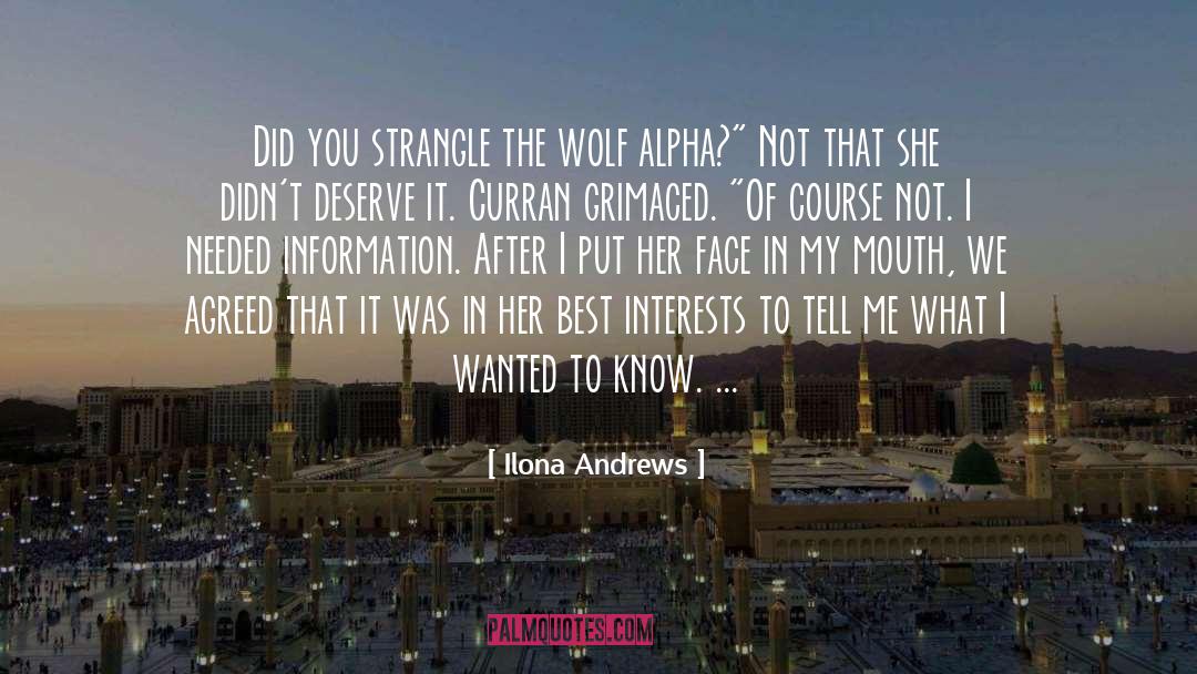 In My Mouth quotes by Ilona Andrews