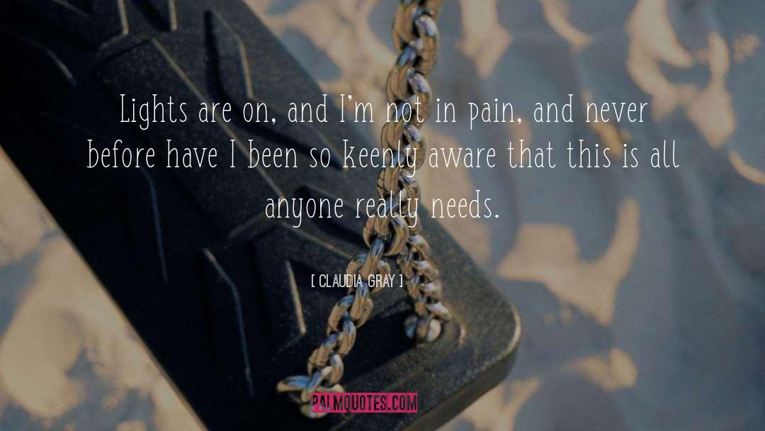 In Pain quotes by Claudia Gray