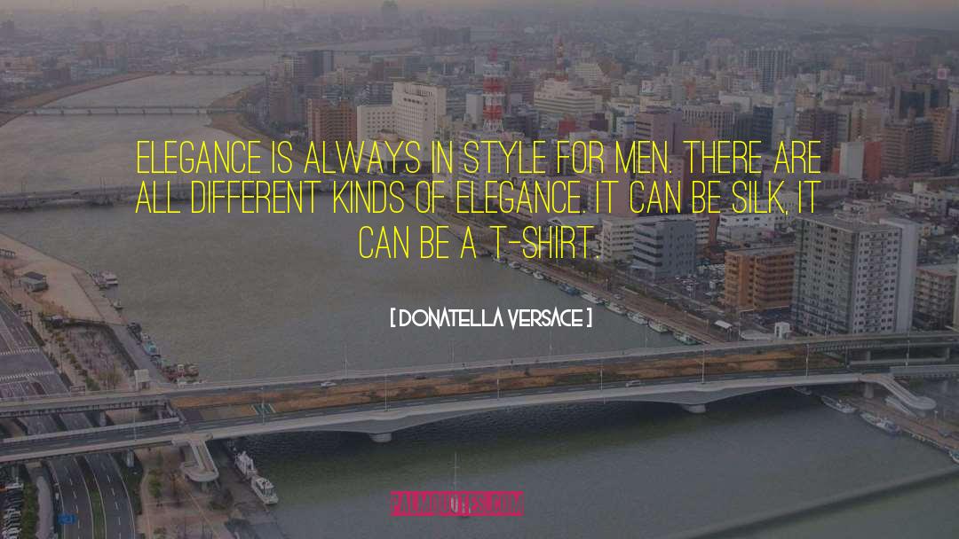 In Style quotes by Donatella Versace