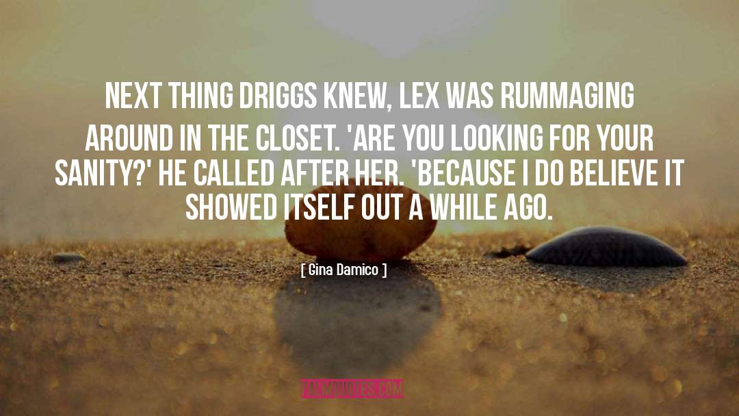 In The Closet quotes by Gina Damico