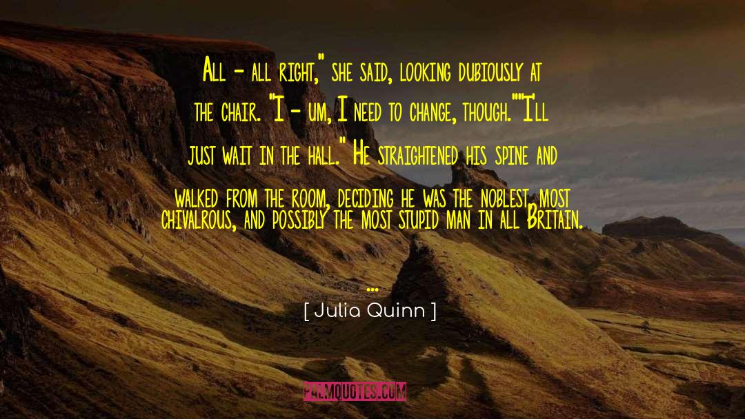 In The Hall quotes by Julia Quinn