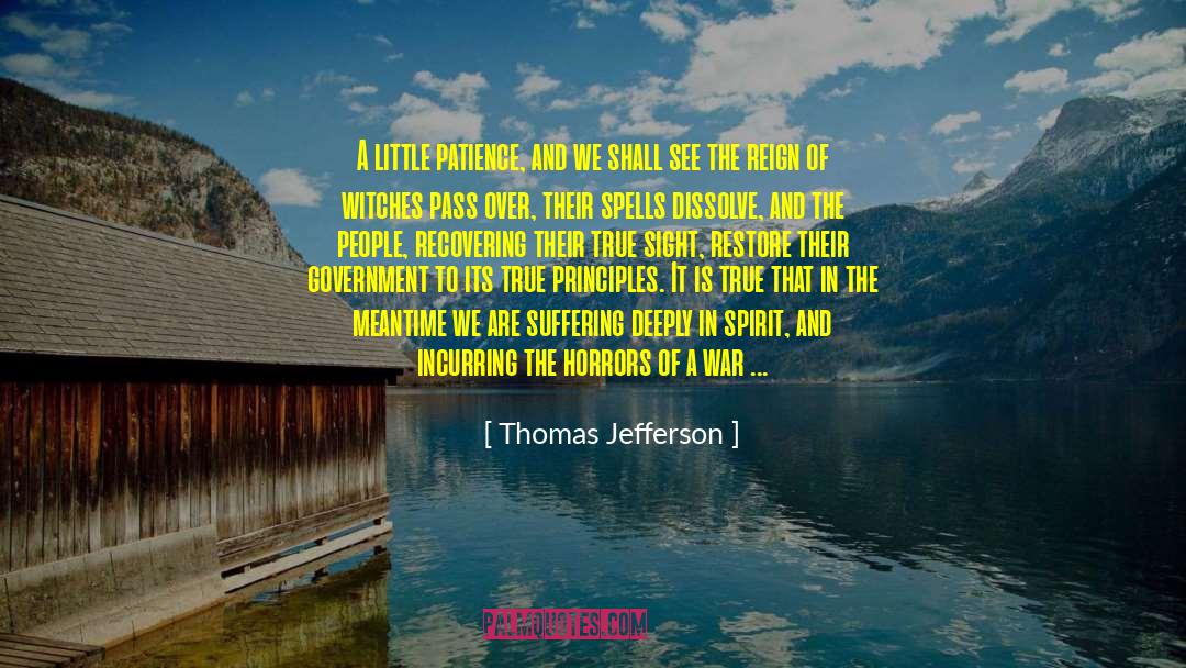In The Meantime quotes by Thomas Jefferson
