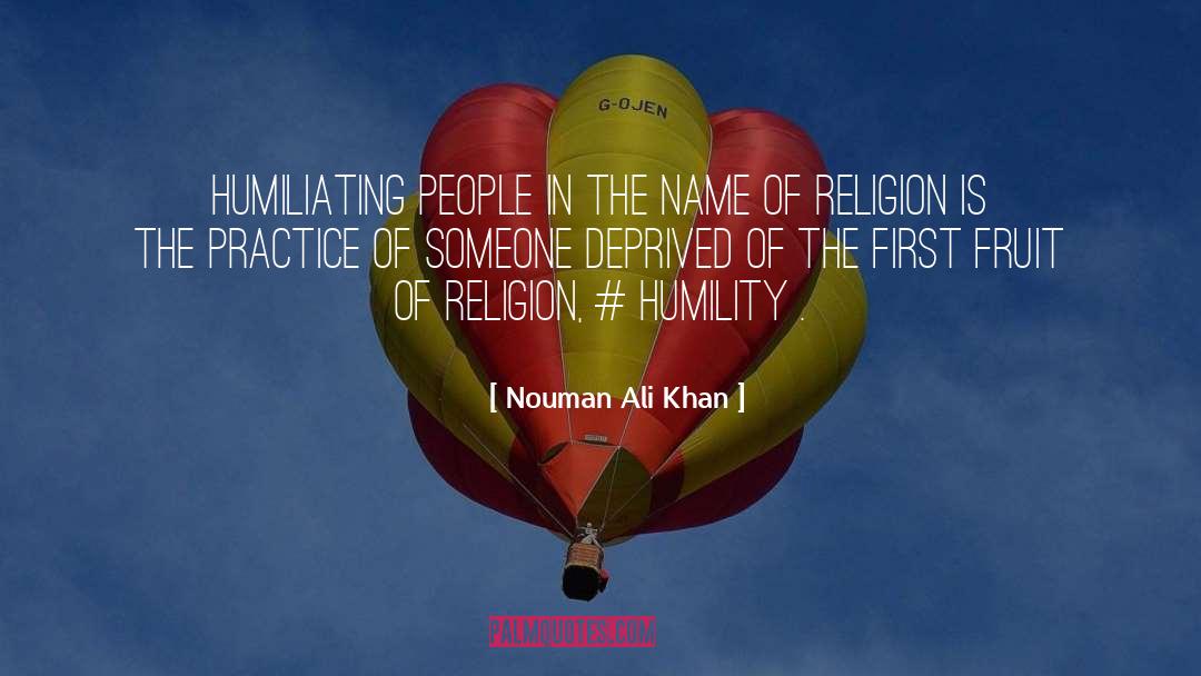In The Name Of Religion quotes by Nouman Ali Khan