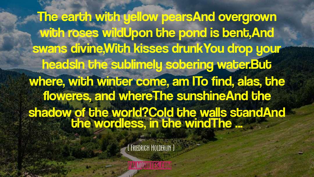 In The Shadow Of Spindrift House quotes by Friedrich Holderlin