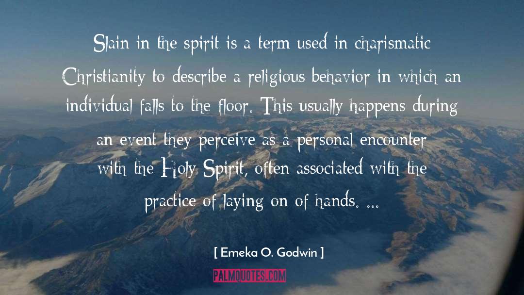 In The Spirit quotes by Emeka O. Godwin