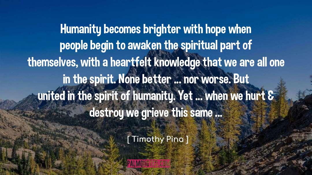 In The Spirit quotes by Timothy Pina