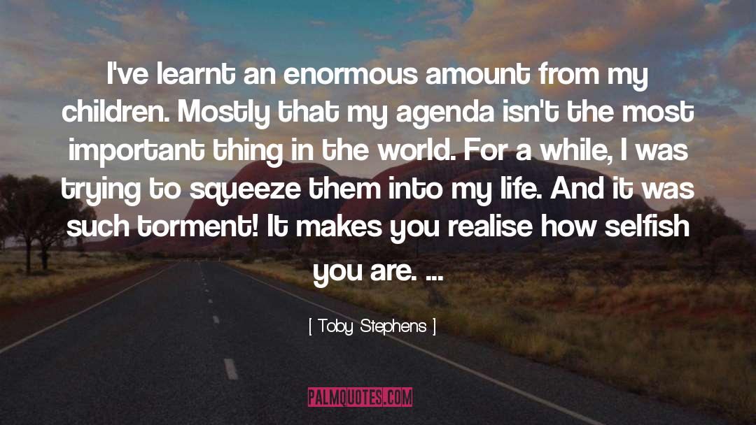 In The World quotes by Toby Stephens