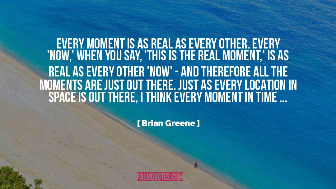 In Time quotes by Brian Greene