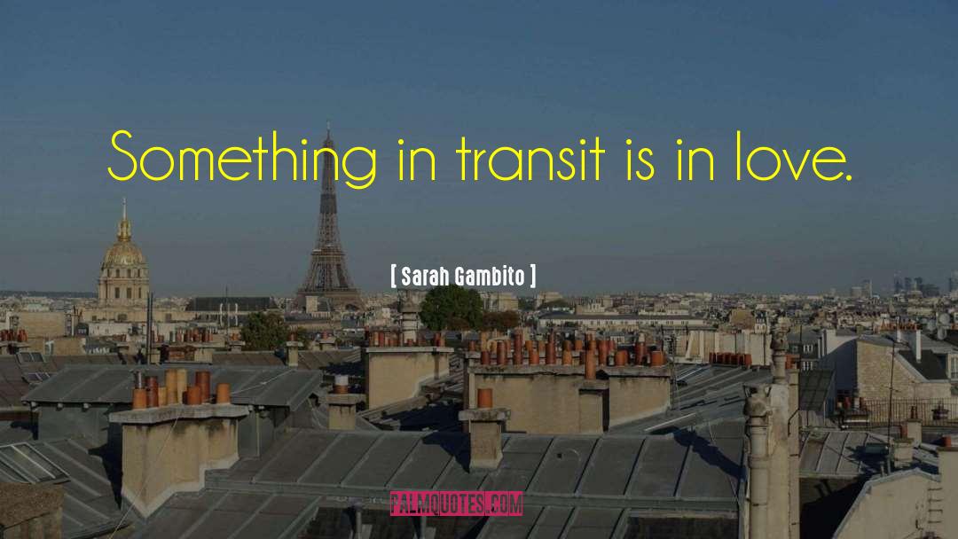 In Transit quotes by Sarah Gambito