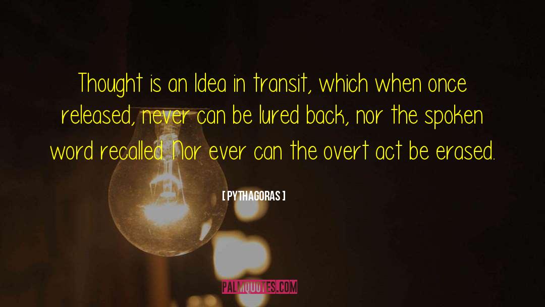 In Transit quotes by Pythagoras