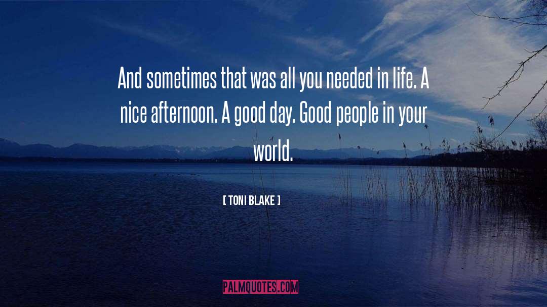 In Your World quotes by Toni Blake