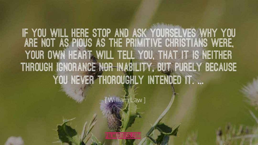 Inability quotes by William Law