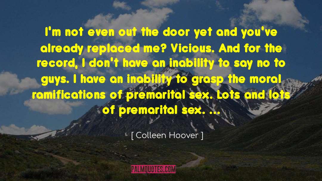 Inability To Say Thankyou quotes by Colleen Hoover