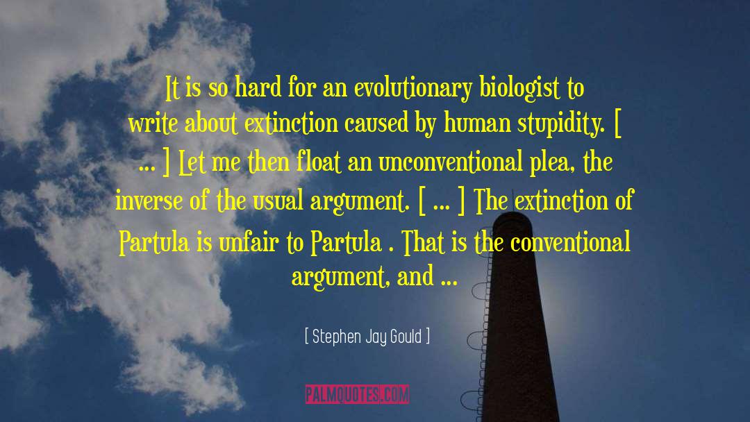 Inability To Touch quotes by Stephen Jay Gould