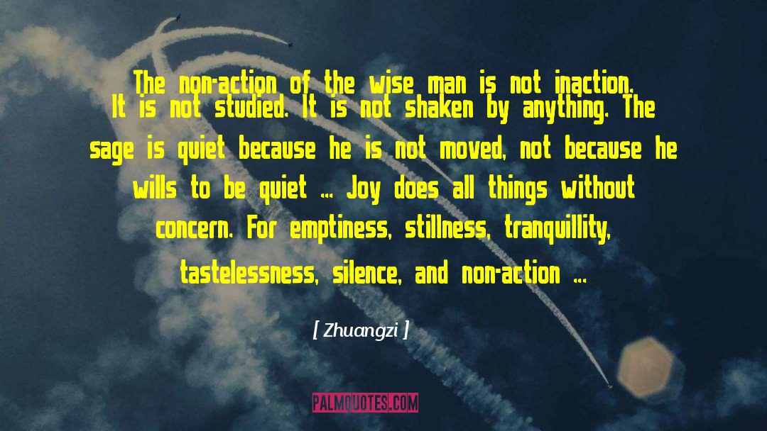 Inaction quotes by Zhuangzi