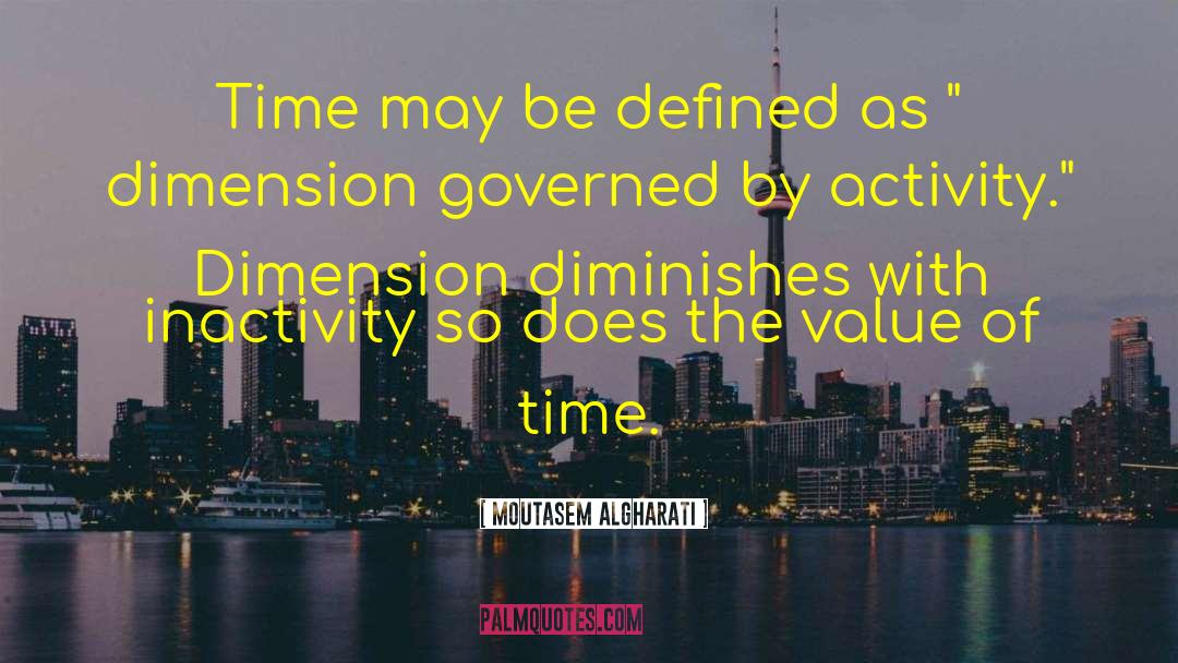 Inactivity quotes by Moutasem Algharati