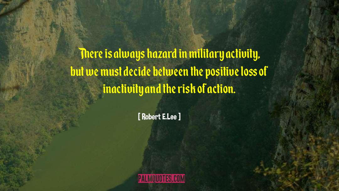 Inactivity quotes by Robert E.Lee