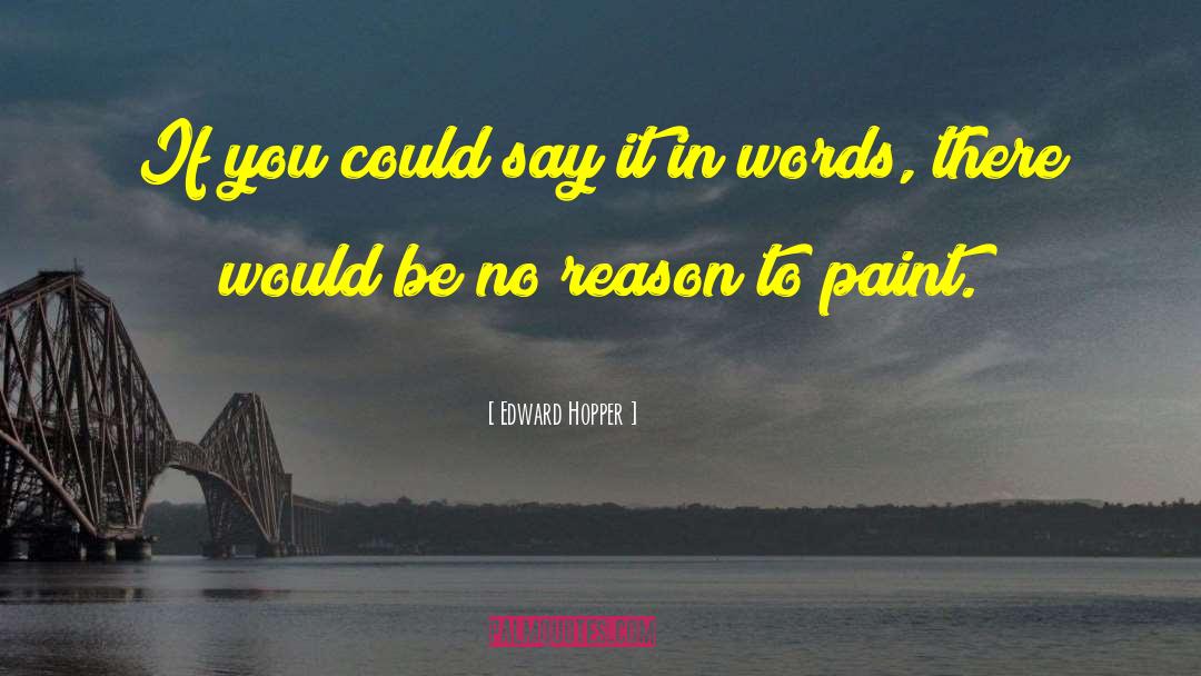 Inadequacy quotes by Edward Hopper
