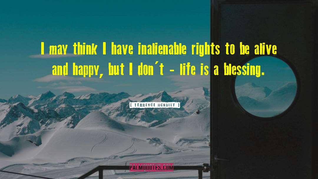 Inalienable Rights quotes by Terrence McNally