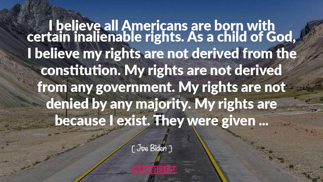 Inalienable Rights quotes by Joe Biden