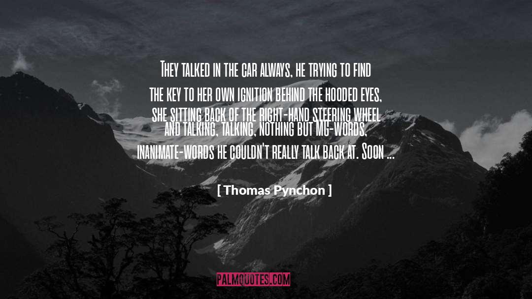 Inanimate quotes by Thomas Pynchon