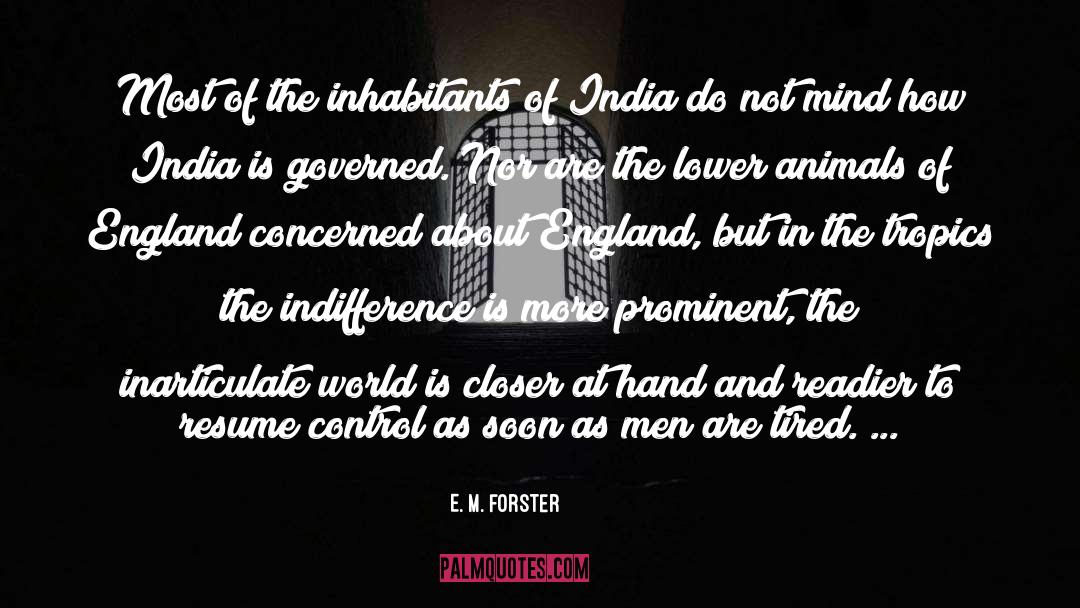 Inarticulate quotes by E. M. Forster