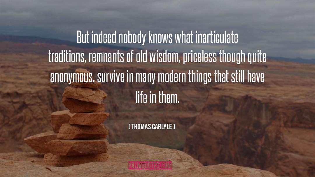 Inarticulate quotes by Thomas Carlyle