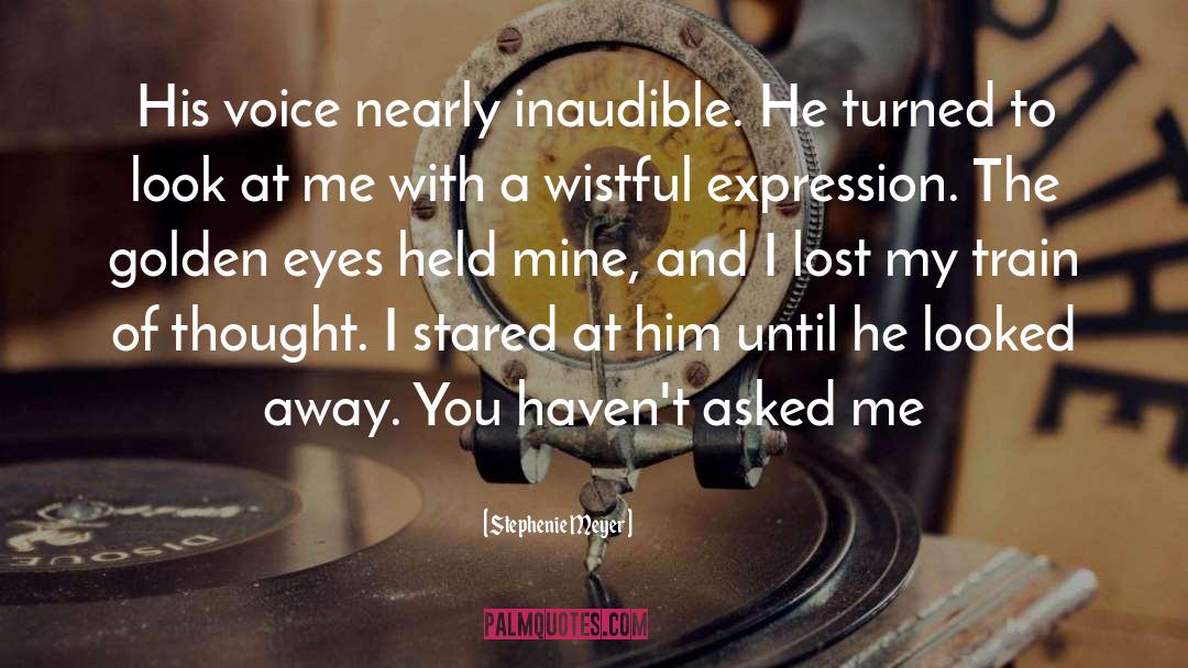 Inaudible quotes by Stephenie Meyer