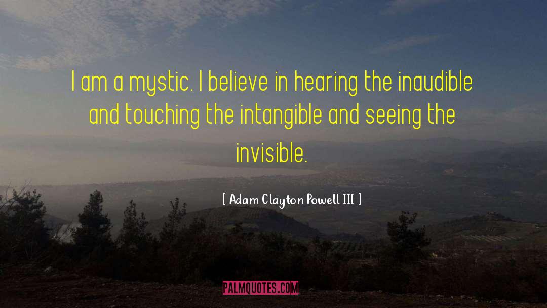 Inaudible quotes by Adam Clayton Powell III