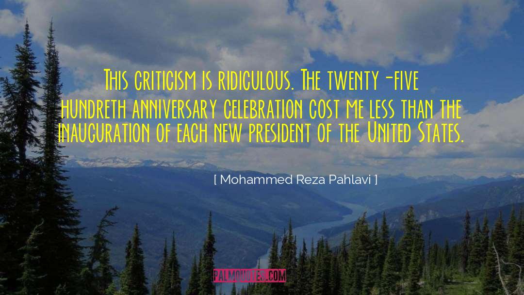 Inauguration quotes by Mohammed Reza Pahlavi