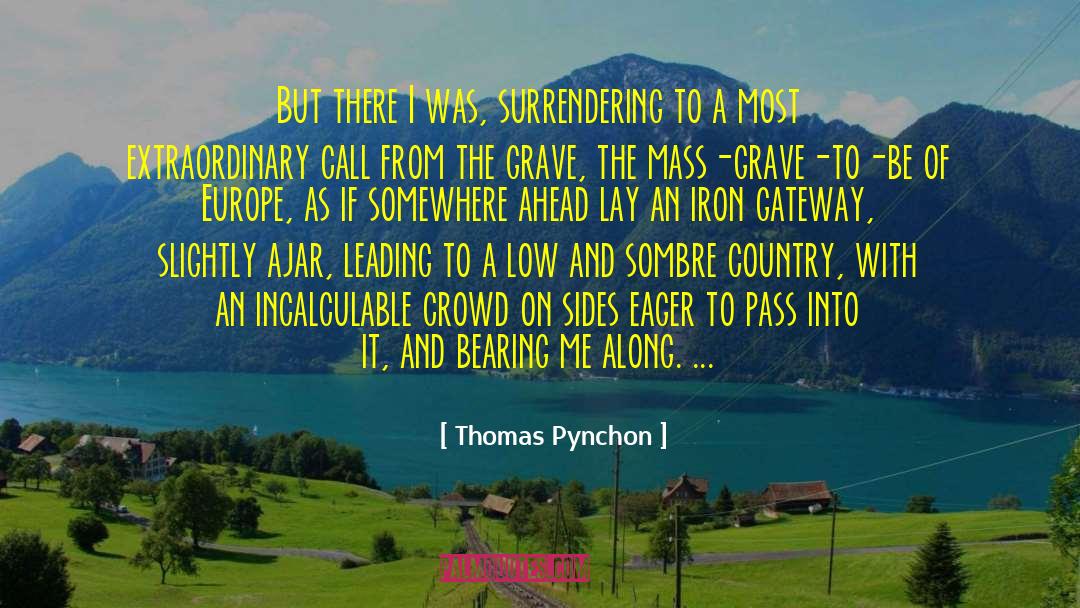 Incalculable quotes by Thomas Pynchon