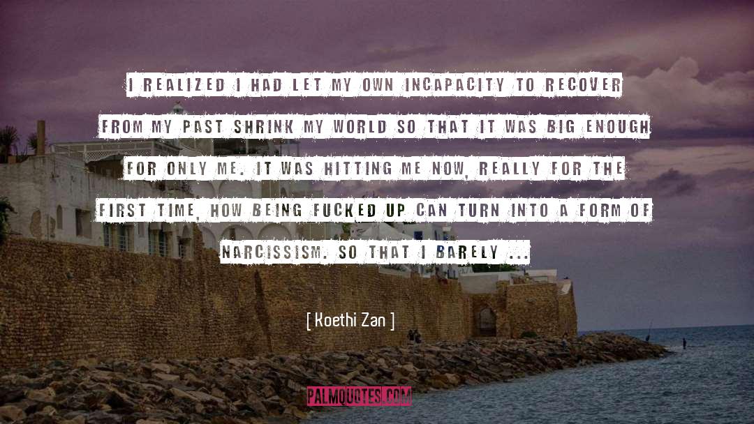 Incapacity quotes by Koethi Zan