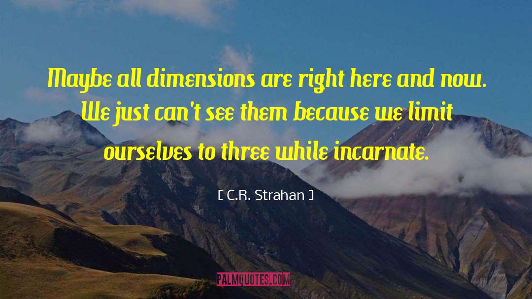 Incarnate quotes by C.R. Strahan
