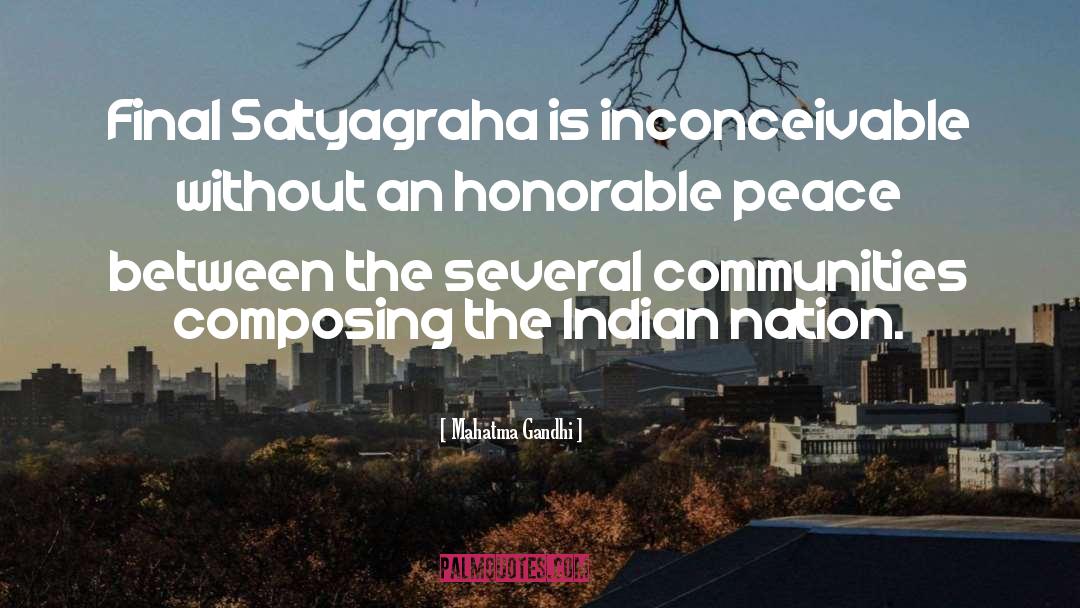 Incarnational Communities quotes by Mahatma Gandhi