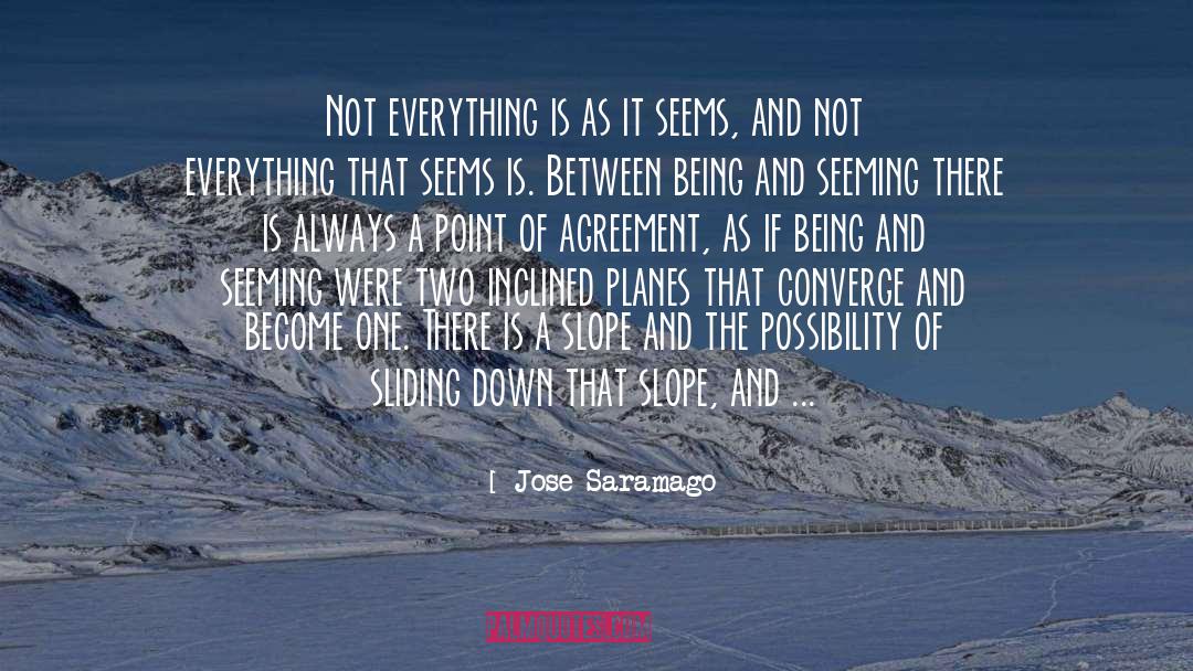 Inclined quotes by Jose Saramago