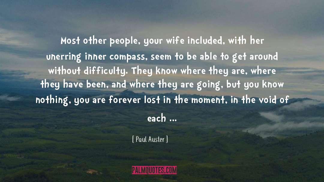 Included quotes by Paul Auster