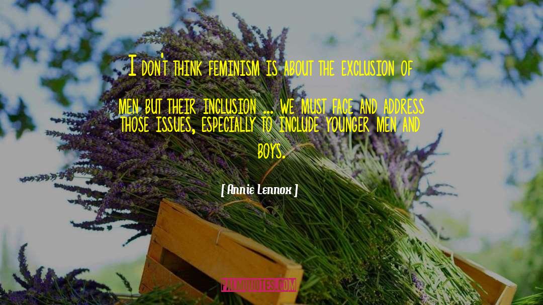 Inclusion quotes by Annie Lennox