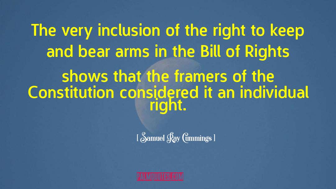 Inclusion quotes by Samuel Ray Cummings
