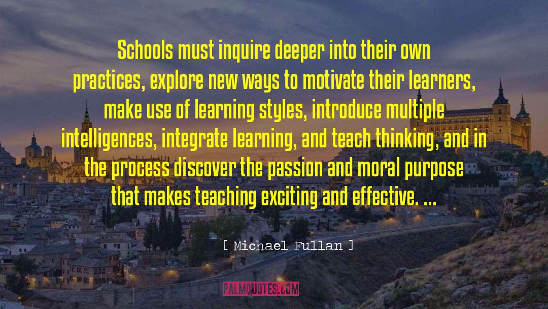 Inclusive Learning And Teaching quotes by Michael Fullan